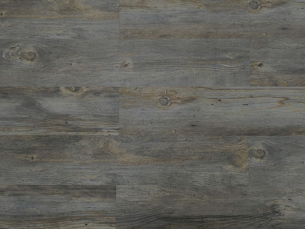 SPC que suela el contrapiso de madera gris oscuro 7.25×48