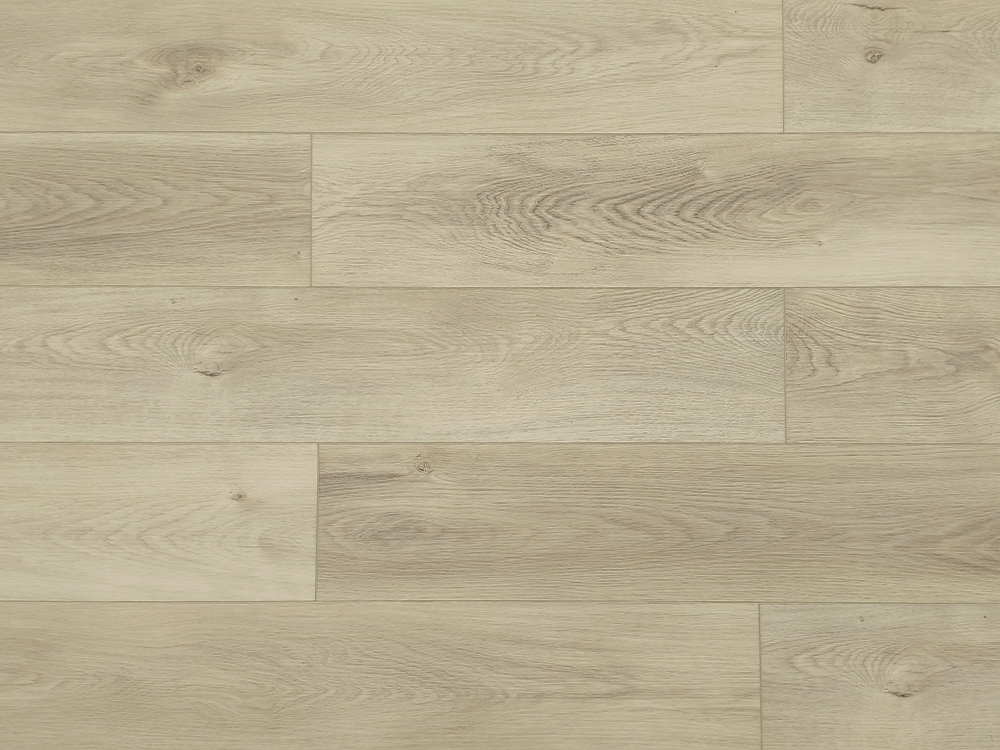 SPC que suela el contrapiso de madera beige claro 7,2×48
